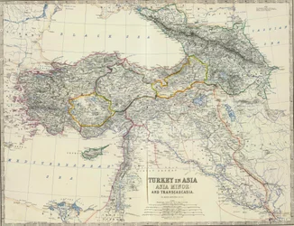 Türkei in Asien, Kleinasien und Transkaukasien.